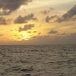 Закат на острове Саба