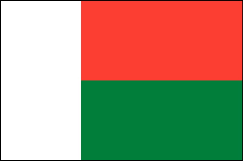 Флаг Мадагаскар