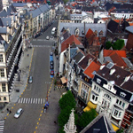 Бельгия View from Belfrey Tower, Gent