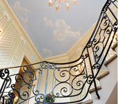 Fresco in the winter garden