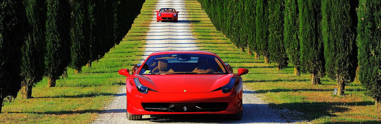 По Италии за рулем Ferrari