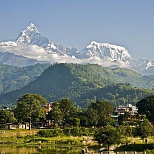 Вид на горы Непала