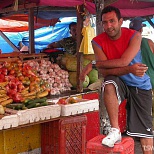 Торговец фруктами на Кюрасао