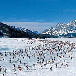 Лыжная трасса в Швейцарии