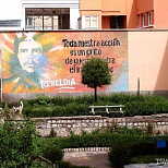 Граффити на стене в Боливии