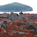 Вид на город в Хорватии