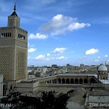 Вид на Тунис
